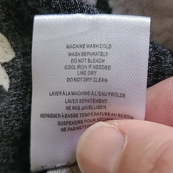 Spiritual Gangster Black Floral Print Maya Robe/Duster Cardigan - Size OS - Picture 7 of 7